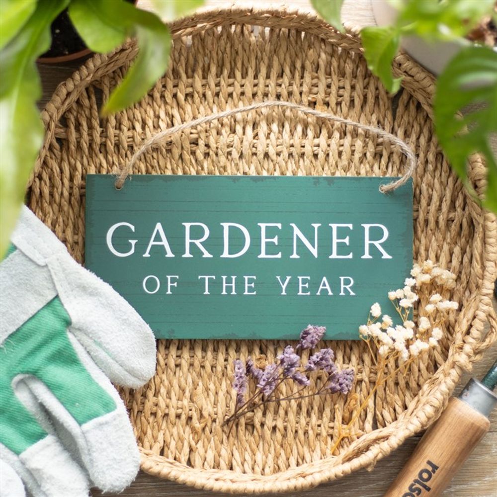 Gardener of the Year Hanging Sign - ScentiMelti  Gardener of the Year Hanging Sign