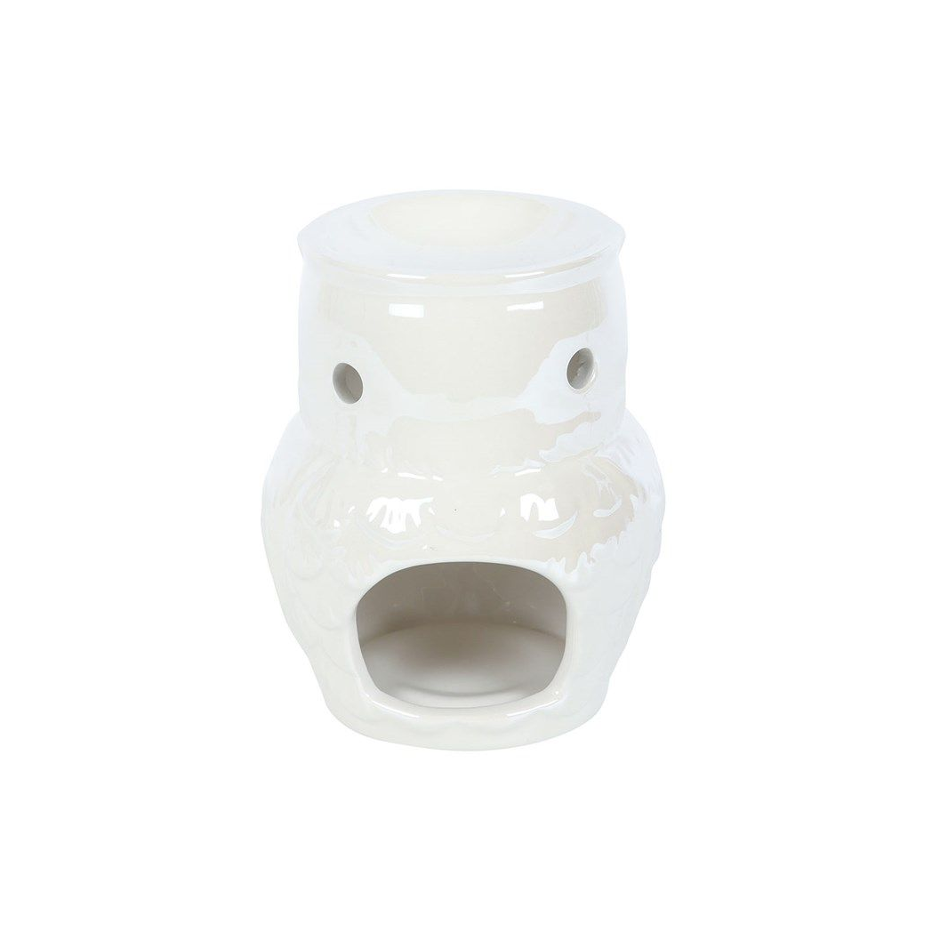 Owl Shaped Iridescent Oil Burner and Wax Warmer - ScentiMelti Home Fragrance, Beauty & Gifts UK