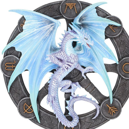 Yule Dragon Resin Wall Plaque by Anne Stokes - ScentiMelti  Yule Dragon Resin Wall Plaque by Anne Stokes