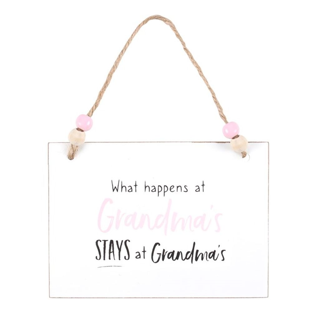 What Happens at Grandma's Hanging Sign - ScentiMelti  What Happens at Grandma's Hanging Sign