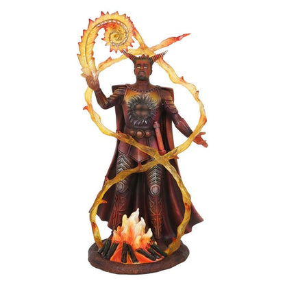 Fire Elemental Wizard Figurine by Anne Stokes - ScentiMelti  Fire Elemental Wizard Figurine by Anne Stokes