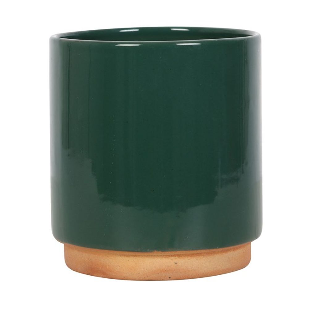 Dark Green Plant Lady Plant Pot - ScentiMelti Home Fragrance, Beauty & Gifts UK