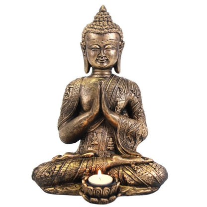 Large Buddha Tealight Holder - ScentiMelti  Large Buddha Tealight Holder