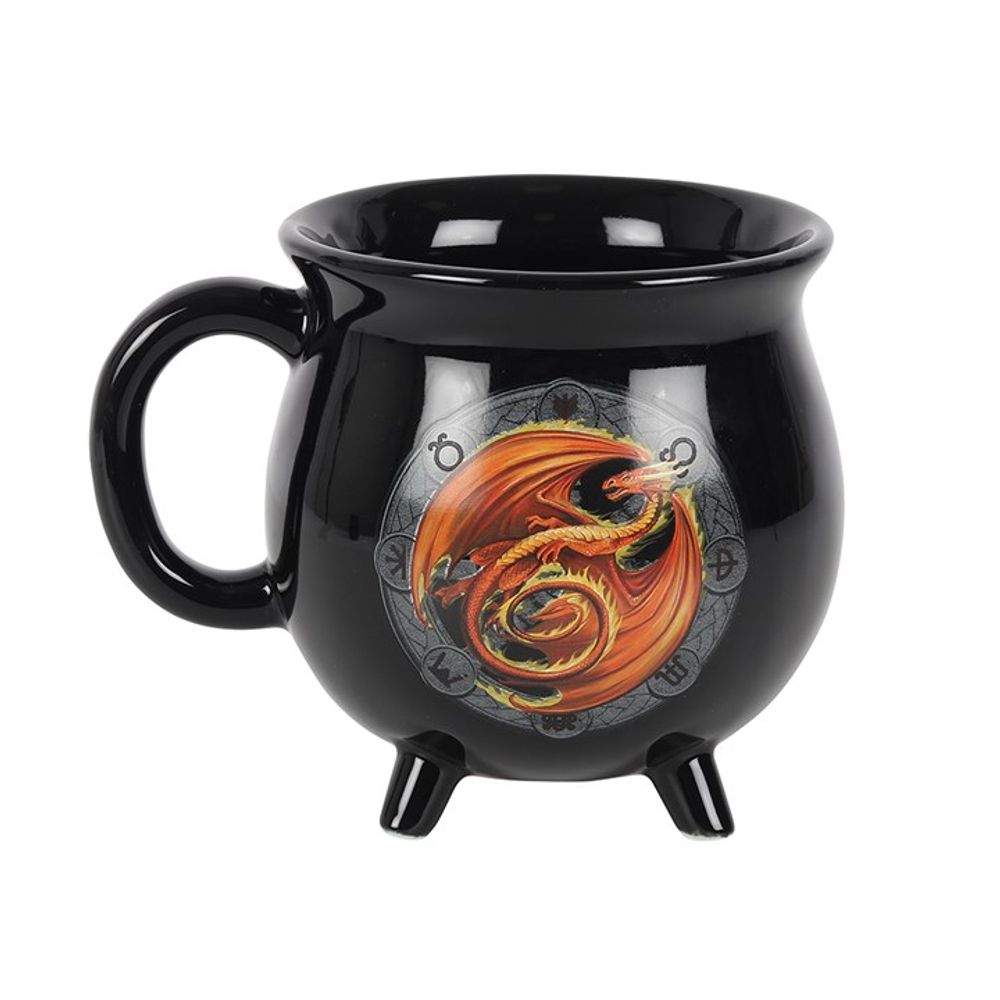 Beltane Colour Changing Cauldron Mug by Anne Stokes - ScentiMelti  Beltane Colour Changing Cauldron Mug by Anne Stokes