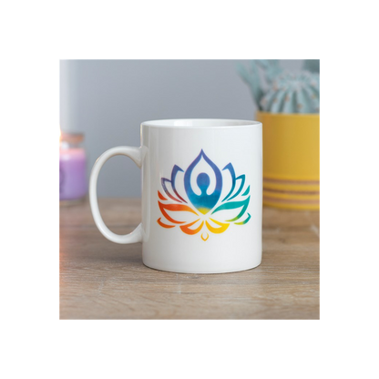 The Yoga Lotus Mug - ScentiMelti Home Fragrance, Beauty & Gifts UK