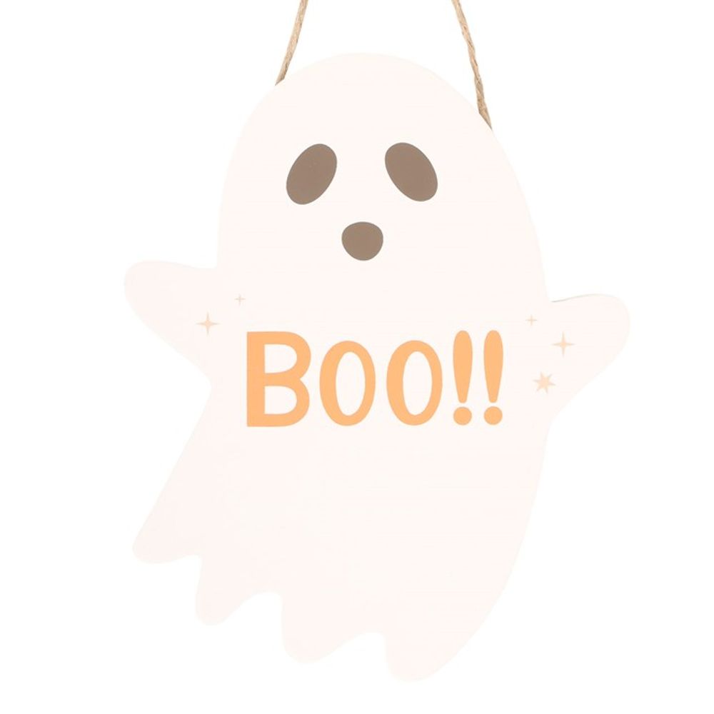 20cm Ghost Shaped Hanging Sign - ScentiMelti  20cm Ghost Shaped Hanging Sign