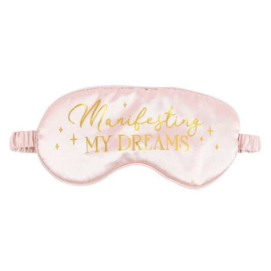 Manifesting My Dreams Satin Sleep Mask - ScentiMelti  Manifesting My Dreams Satin Sleep Mask