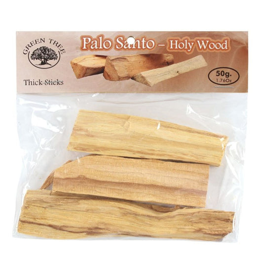 Green Tree Palo Santo Thick Sticks 50g - ScentiMelti Home Fragrance, Beauty & Gifts UK