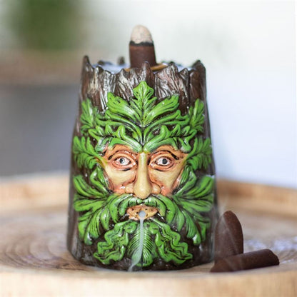 Spirit of the Trees Green Man Backflow Incense Burner - ScentiMelti  Spirit of the Trees Green Man Backflow Incense Burner