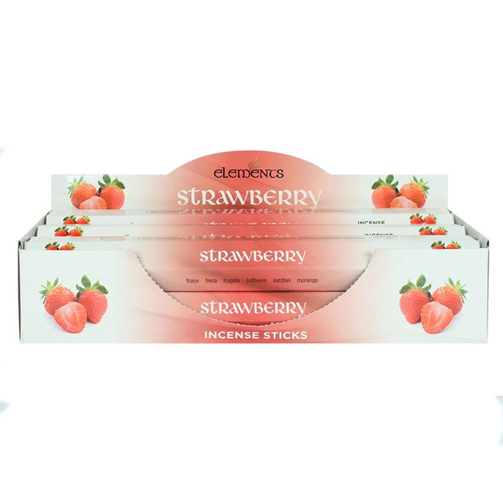 Set of 6 Packets of Elements Strawberry Incense Sticks - ScentiMelti  Set of 6 Packets of Elements Strawberry Incense Sticks