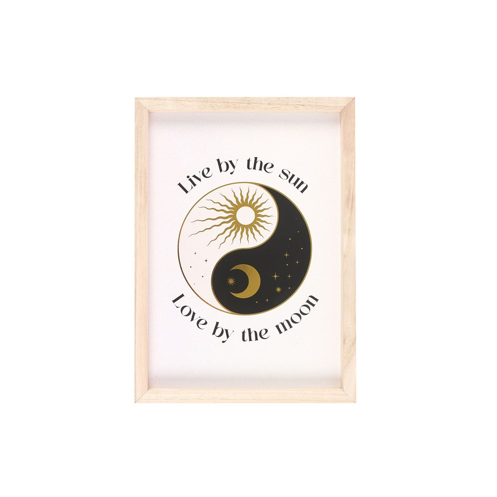 Yin Yang Framed Wall Art Print - ScentiMelti Home Fragrance, Beauty & Gifts UK