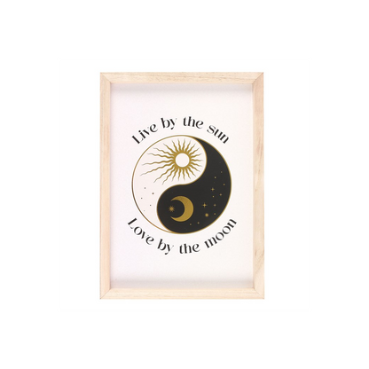 Yin Yang Framed Wall Art Print - ScentiMelti Home Fragrance, Beauty & Gifts UK