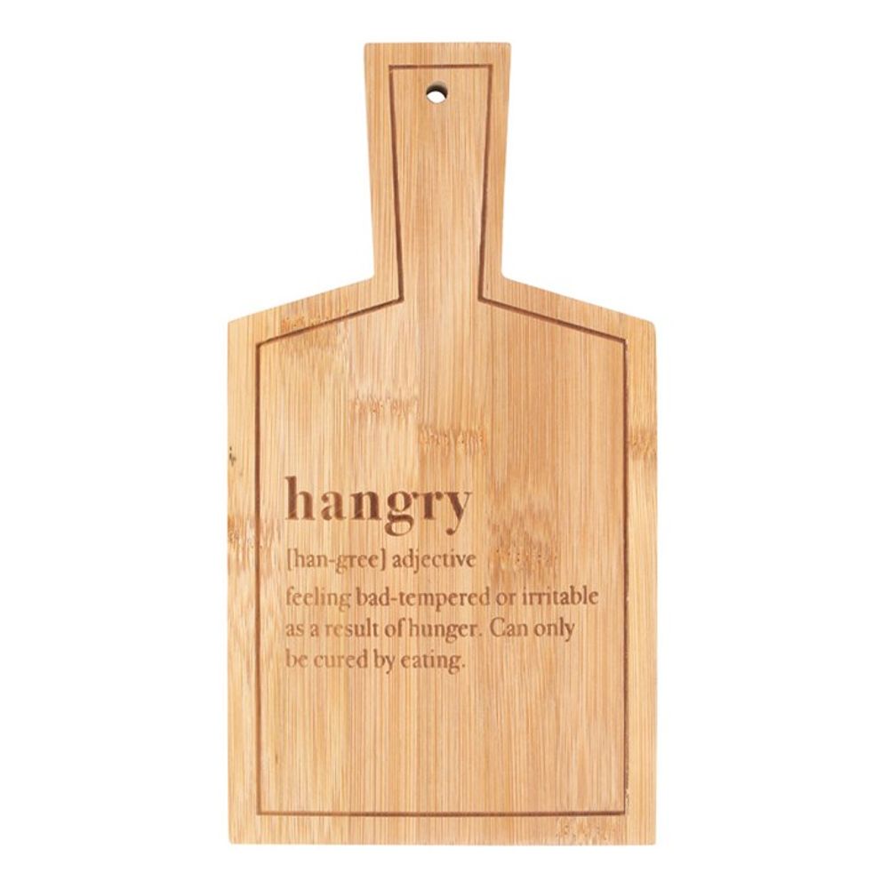 Hangry Bamboo Serving Board - ScentiMelti Home Fragrance, Beauty & Gifts UK