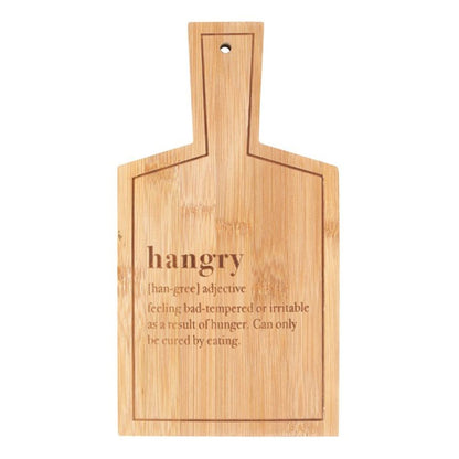 Hangry Bamboo Serving Board - ScentiMelti Home Fragrance, Beauty & Gifts UK