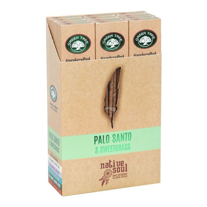 Set of 12 Palo Santo & Sweet Grass Smudge Incense Sticks - ScentiMelti  Set of 12 Palo Santo & Sweet Grass Smudge Incense Sticks