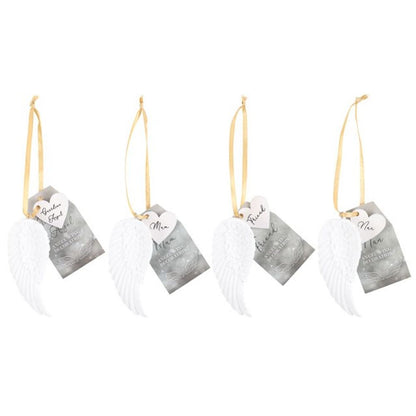 Set of 24 Angel Wing Hanging Decorations on Display - ScentiMelti  Set of 24 Angel Wing Hanging Decorations on Display