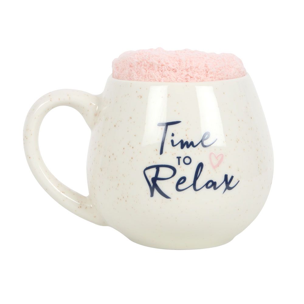 Time to Relax Mug and Sock Set - ScentiMelti Home Fragrance, Beauty & Gifts UK