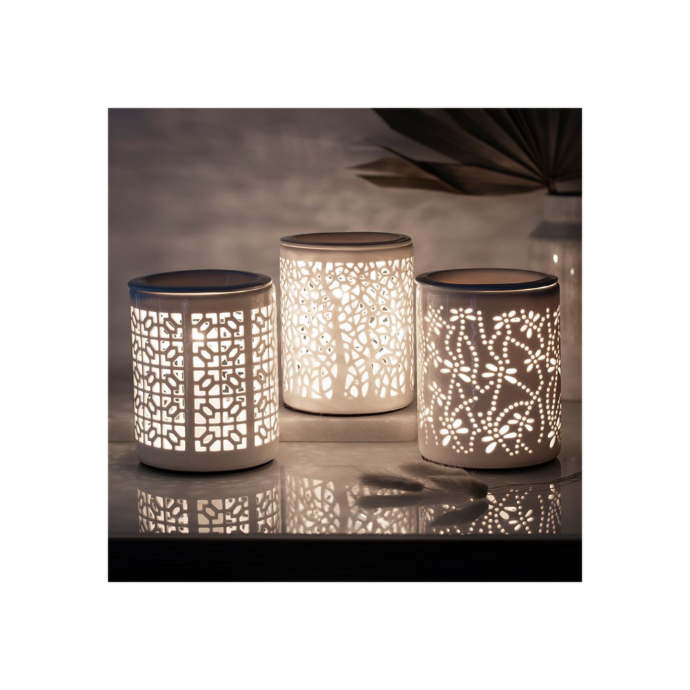 Imperial Trellis Electric Oil Burner - ScentiMelti  Imperial Trellis Electric Oil Burner