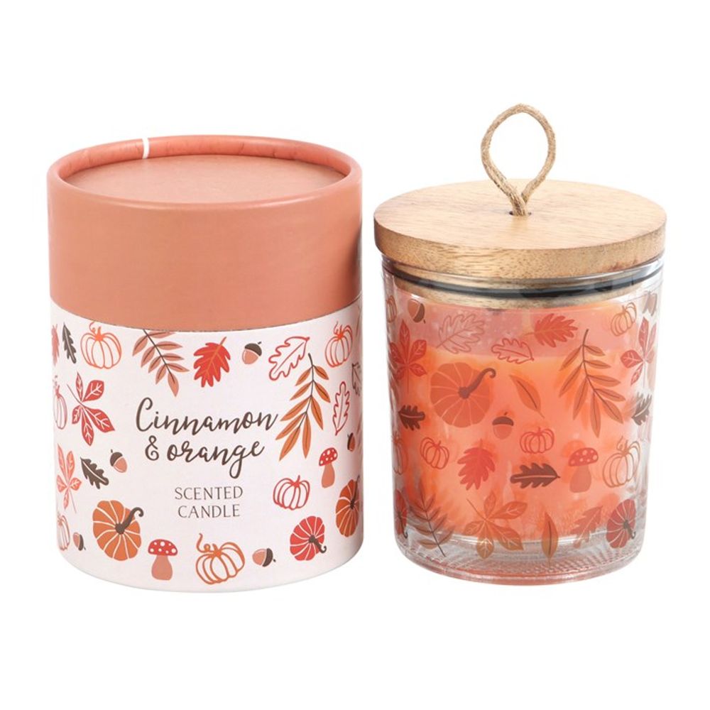 Autumn Leaves Cinnamon & Orange Candle - ScentiMelti  Autumn Leaves Cinnamon & Orange Candle