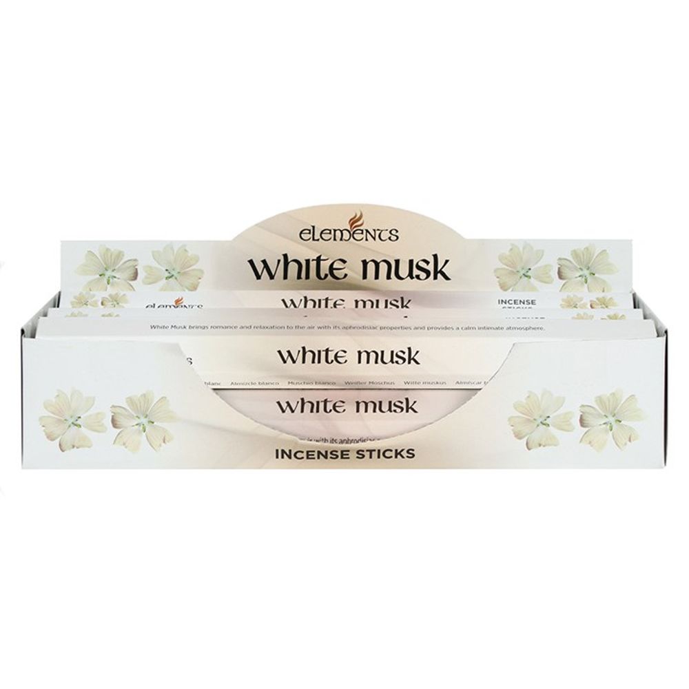 Set of 6 Packets of Elements White Musk Incense Sticks - ScentiMelti  Set of 6 Packets of Elements White Musk Incense Sticks