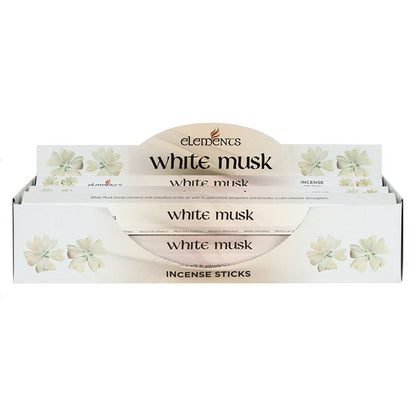 Set of 6 Packets of Elements White Musk Incense Sticks - ScentiMelti  Set of 6 Packets of Elements White Musk Incense Sticks