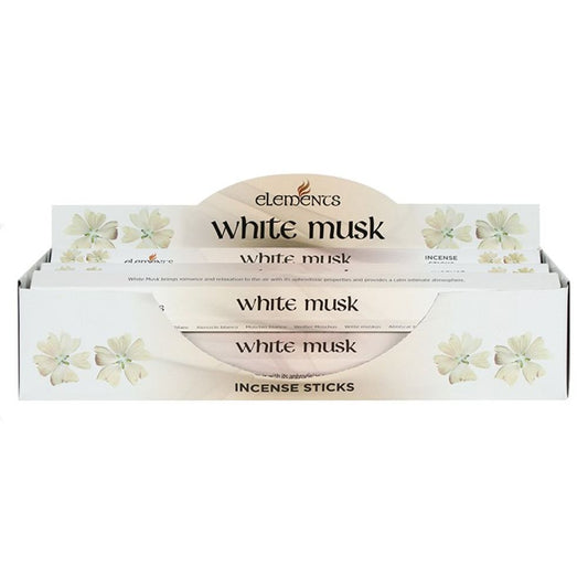 Set of 6 Packets of Elements White Musk Incense Sticks - ScentiMelti  Set of 6 Packets of Elements White Musk Incense Sticks