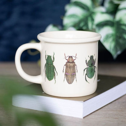 Off White Beetle Mug - ScentiMelti  Off White Beetle Mug