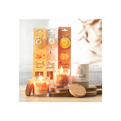 Warm Vanilla Autumn Candle - ScentiMelti  Warm Vanilla Autumn Candle