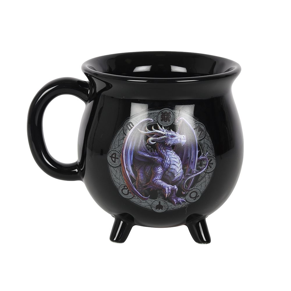 Samhain Colour Changing Cauldron Mug by Anne Stokes - ScentiMelti Home Fragrance, Beauty & Gifts UK