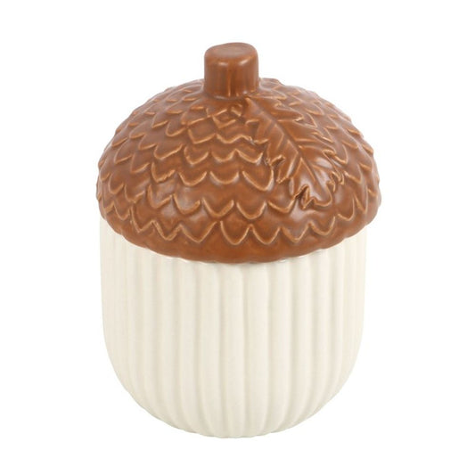 Autumn Acorn Ceramic Storage Jar - ScentiMelti  Autumn Acorn Ceramic Storage Jar