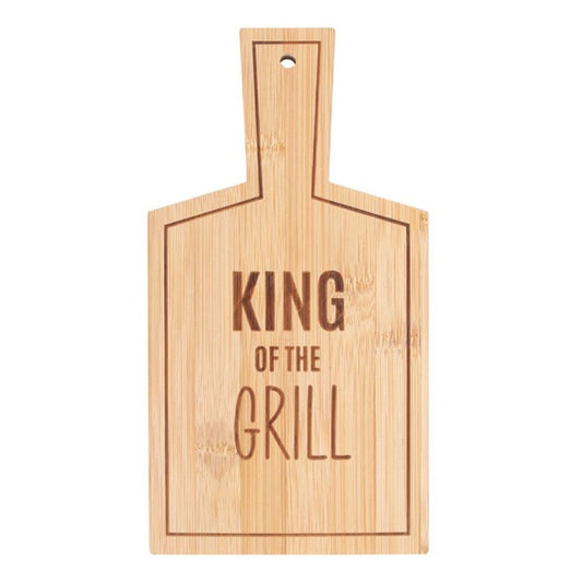 King of the Grill Bamboo Serving Board - ScentiMelti  King of the Grill Bamboo Serving Board