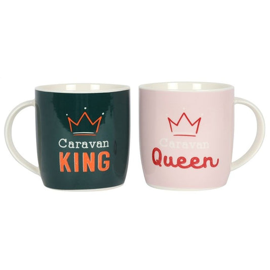 Caravan King and Queen Mug Set - ScentiMelti  Caravan King and Queen Mug Set