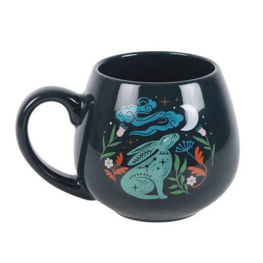 Midnight Hare Rounded Mug - ScentiMelti Home Fragrance, Beauty & Gifts UK