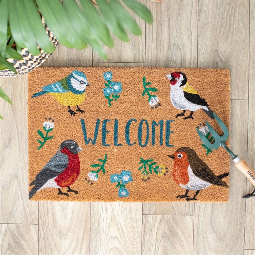 Natural British Garden Birds Doormat - ScentiMelti Home Fragrance, Beauty & Gifts UK