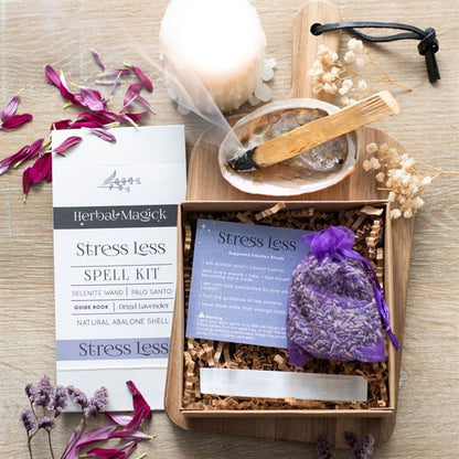 Herbal Magick Stress Less Spell Kit - ScentiMelti  Herbal Magick Stress Less Spell Kit