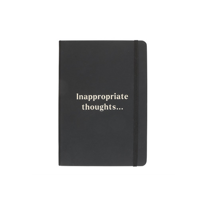 Inappropriate Thoughts A5 Notebook - ScentiMelti Home Fragrance, Beauty & Gifts UK