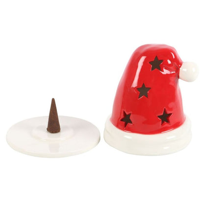 Santa Hat Incense Cone Burner and Tealight Holder - ScentiMelti  Santa Hat Incense Cone Burner and Tealight Holder