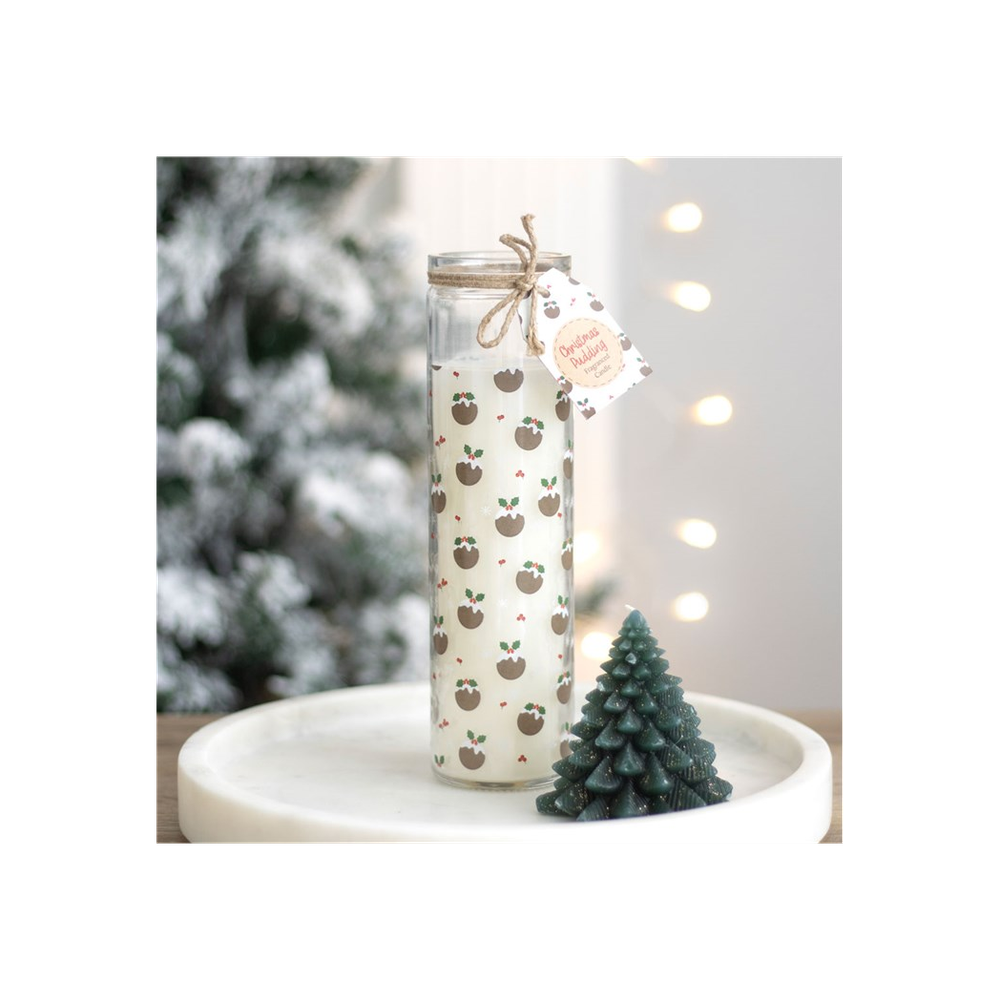 Christmas Pudding Tube Candle - ScentiMelti  Christmas Pudding Tube Candle