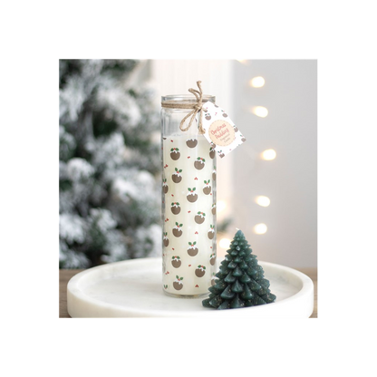 Christmas Pudding Tube Candle - ScentiMelti  Christmas Pudding Tube Candle