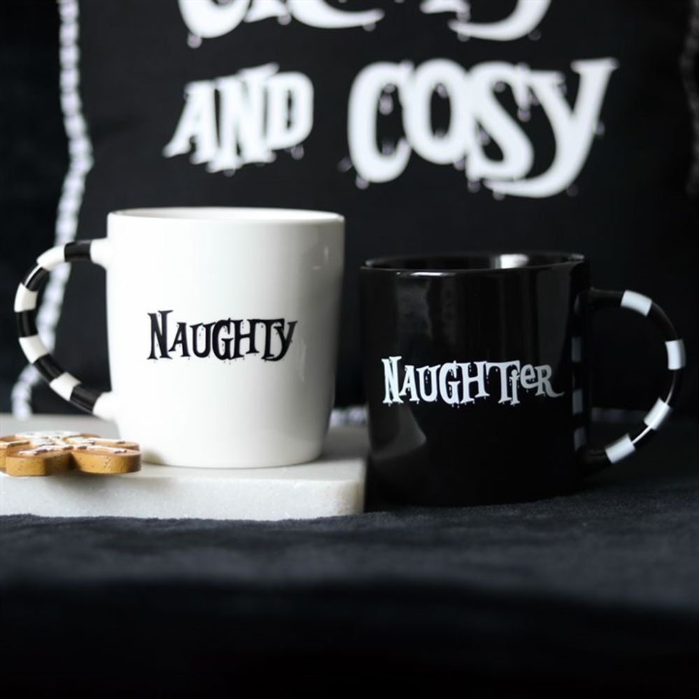 Naughty & Naughtier Couples Mug Set - ScentiMelti  Naughty & Naughtier Couples Mug Set