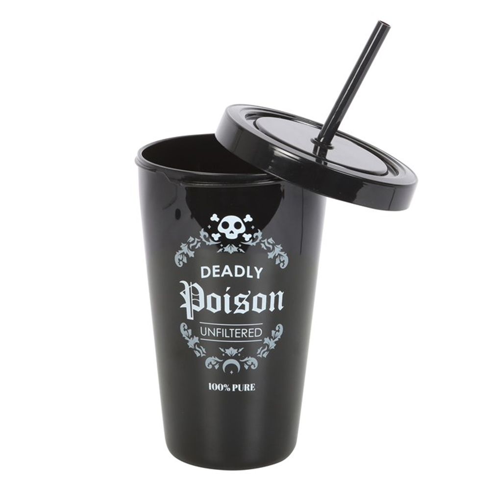 Deadly Poison Plastic Tumbler with Straw - ScentiMelti  Deadly Poison Plastic Tumbler with Straw