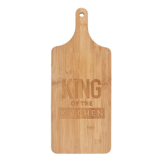 King of the Kitchen Bamboo Chopping Board - ScentiMelti  King of the Kitchen Bamboo Chopping Board