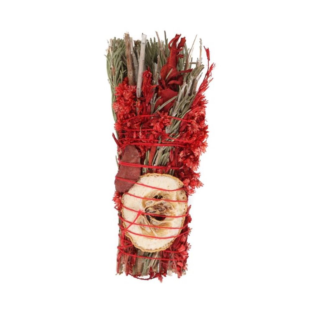 6in Ritual Wand Smudge Stick with Rosemary, Sage and Red Jasper - ScentiMelti  6in Ritual Wand Smudge Stick with Rosemary, Sage and Red Jasper