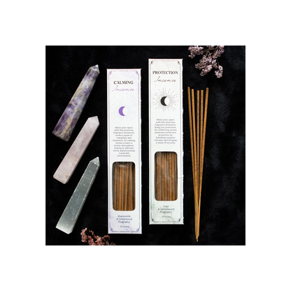 Set of 2 Calming & Protection Incense Stick Sets - ScentiMelti Home Fragrance, Beauty & Gifts UK