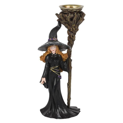 Witch with Staff Backflow Incense Burner - ScentiMelti  Witch with Staff Backflow Incense Burner