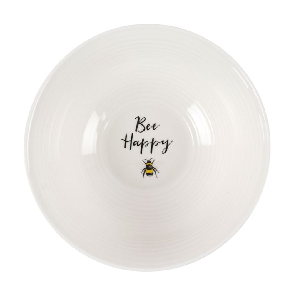 Bee Happy Ceramic Bowl - ScentiMelti  Bee Happy Ceramic Bowl