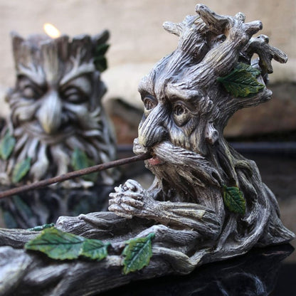 Green Man Incense Stick Holder - ScentiMelti  Green Man Incense Stick Holder