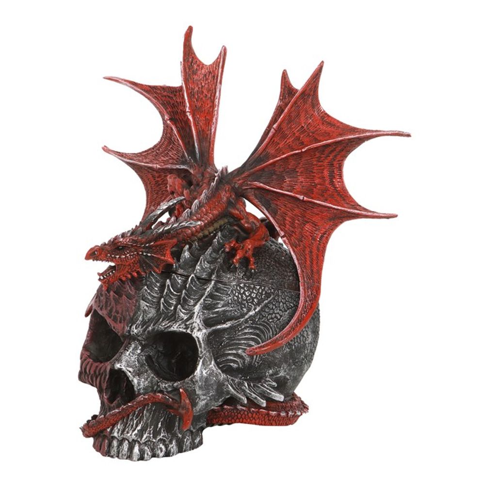 Serpent Infection Lidded Skull Ornament by Spiral Direct - ScentiMelti Home Fragrance, Beauty & Gifts UK