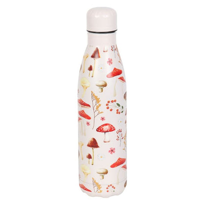 All Over Mushroom Print Metal Water Bottle - ScentiMelti  All Over Mushroom Print Metal Water Bottle