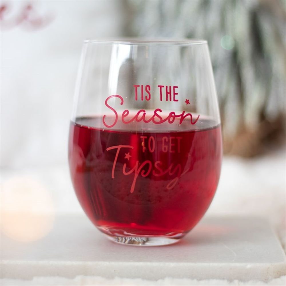 Season to Get Tipsy Stemless Glass - ScentiMelti  Season to Get Tipsy Stemless Glass